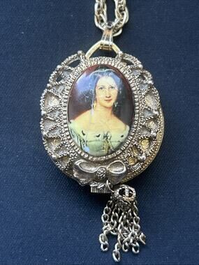 Woldman Custom Pocket Watch With Portrait Of Charlotte Von Hagn WORKS